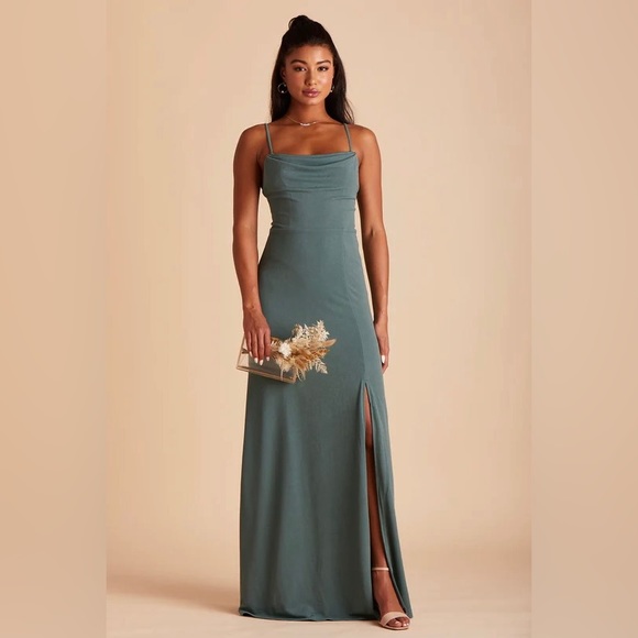 Birdy Grey ASH DRESS CREPE SEA GLASS Small NEW NWT BRIDESMAID WEDDING - Picture 1 of 6